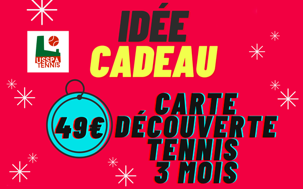 Carte cadeau usspa tennis